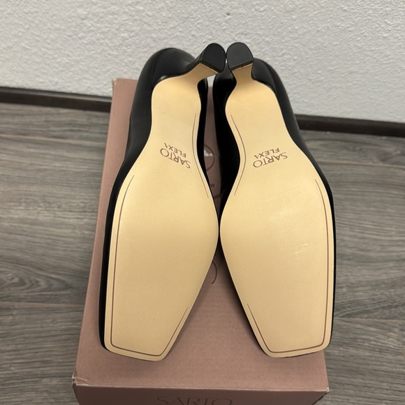 Franco Sarto Flexa Aela Pump In Black Leather - Picture 3 of 9